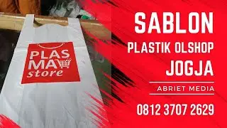 Sablon Plastik Olshop Jogja 081237072629