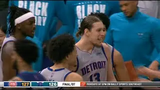 CRAZIEST ENDING! Final Minutes of Hornets vs Pistons! Overtime Thriller!