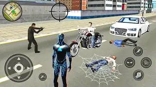 Black Hole Rope Hero Vice Vegas - Fire Truck and Rescue Van Driving - Android Gameplay #2