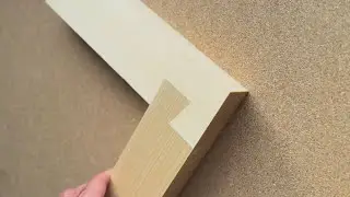 How to Make a Half-Lap Joint with Dovetailed Shoulders ❤️ Wood | woodworking | DIY | woodworkingtip