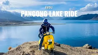 Epic Ride to Pangong Lake | Biking Through Heaven on Earth