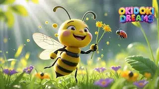 🌸 Little Buzzy Bee | Flying from Flower to Flower