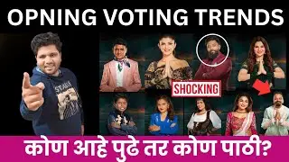 Bigg Boss marathi 6 opning voting trends