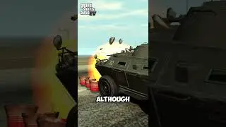 What happens if a tank hits explosive barrels in GTA games. #gta