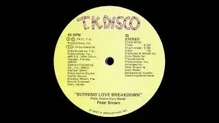 Peter Brown - Burning Love Breakdown (Disco Version)1977