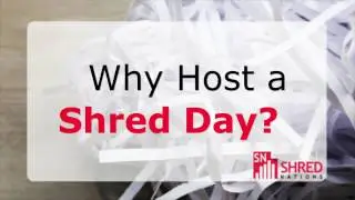 Why Host a Shred Day?