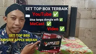 Cara nonton YouTube pada STB MATRIX APPLE DVB T2