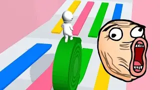 Layers Roll. Games. All Levels. Gameplay iOS,Android Mobile. Walkthrough. Colors Runner Max Level