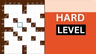 Hard Level Kakuro #3 | Hard Level