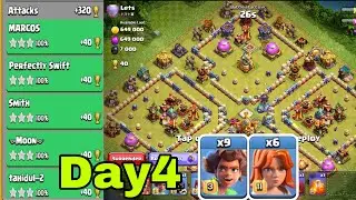 Th16 Rootrider valk spam attacks|legend league attack june season day4|clash of clans