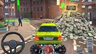 City Taxi Sim 3D - Realistic Car Driving Games Android iOS Gameplay #66