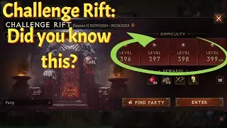 Challenge Rift levels
