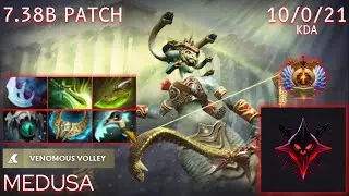 🐉 Dota 2 7.38b Medusa - Unkillable CARRY! Full Ranked Match Gameplay