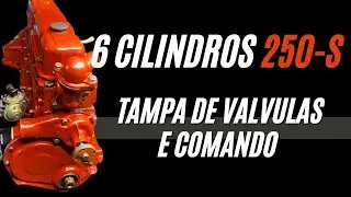 MONTAGEM TAMPA DE V&Aacute;LVULAS E COMANDO OPALA 6 CILINDROS 250s