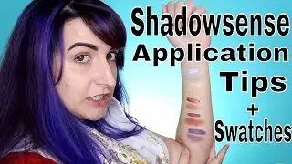 SHADOWSENSE APPLICATION TIPS + SWATCHES | Kirby Rose