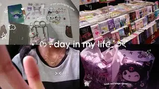 ⋆୨୧ day in my life ! book exchange center + book event + stationary shopping + order packaging asmr