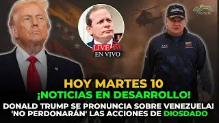 GIRO INESPERADO🔴 DONALD TRUMP SE PRONUNCIA SOBRE VENEZUELA! 'NO PERDONAR&Aacute;N' LAS ACCIONES DE DIOSDADO