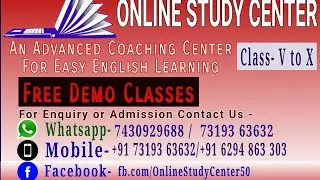 ONLINE STUDY CENTER- ADVANCED DIGITAL COACHING CENTER FOR EASY ENGLISH LEARNING PROMO VIDEO
