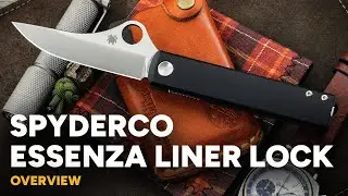Spyderco Essenza - Aluminum Handled N690Co Pocket Knife Overview