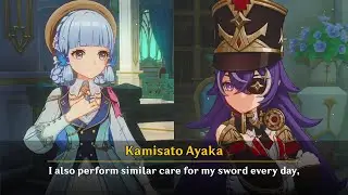 Chevreuse and Ayaka talks about their weapons (Roses and Muskets Act2) Genshin Impact 4.3
