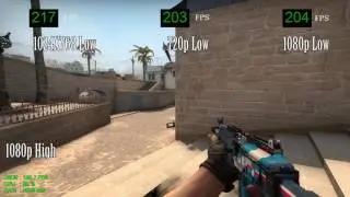 AMD Radeon RX 470 -- Intel Pentium G4560 -- Counter Strike Global Offensive CSGO FPS Test