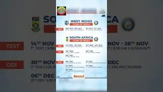Test series vs West Indies All-format series vs South Africa #TeamIndia | #INDvWI | #INDvSA #cricket