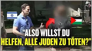 Reporterin fassungslos: Studentin gibt offen zu, dass sie alle Juden vertreiben will!