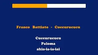 Franco Battiato - Cuccurucucu (Karaoke) - 320Kbs