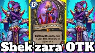 Grand Empress Shek'zara OTK! Mogu Cultist Highkeeper Ra Standard Combo! | Hearthstone