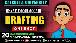 Complete Drafting One Shot 20 Marks | Sem 4 CCF Bcom | Calcutta University 