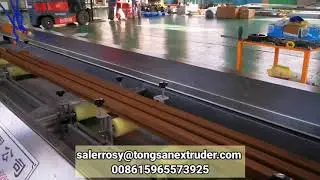 wpc wall panel extrusion machine for pp pe and wood composite co extrusion line
