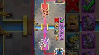 💀🔥Skeleton Army EVO 🔥💀 vs Valkyrie & Golden Knight ⚔️ #clashroyale#newevolution #evo #larry #clash