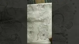 How To Draw Mehndi Design For Front Hand / #Mehndi #henna  #design Simple Mehndi Design
