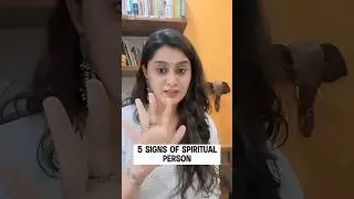 5 signs of Spiritual person 🕉️🌿✨ #spiritualpower #shorts