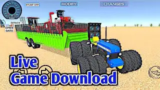 GAMING SURAJ  is live Viral Tractor Game Download || Indian Farmer Simulator 3D Download ||