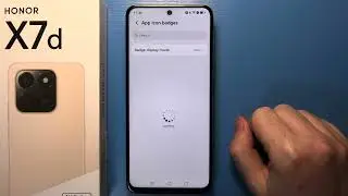 Honor X7D - How to Manage App Icon Badges