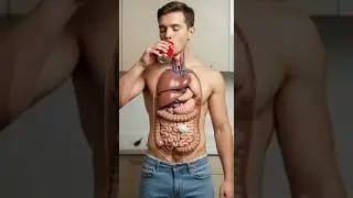 What Happens to COCA COLA Inside Your Body?#shorts #animation #digestiveprocess #insidebody #aiart