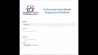 PulseGenix&trade; AI Pro  -  AI Powered Social Media Engagement Predictor  from The Software Suite&trade;