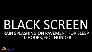 Rain Splashing on Pavement and Lawn to Beat Insomnia and Relax by House of Rain