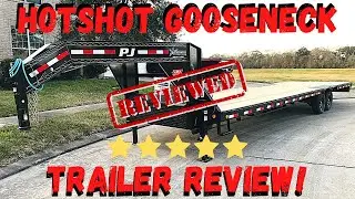 PJ TRAILERS 32-футовый низкопрофильный бортовой прицеп с одинарными колесами (LS) | Обзор моего п...