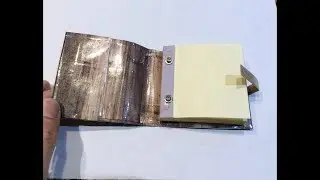 DIY How to Make Pocket Notebook with Water-proof Cover