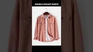 Double Pocket Shirts Outfit ideas #shorts