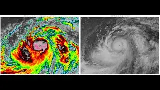 Dual IR/VIS Satellite Loop of Super Typhoon Dianmu/Helen (2004)