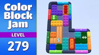 Color Block Jam Level 279 | Every Puzzle Solved! 🎯