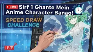 Abhi LIVE! 🔥 Naya Anime OC (Original Character) Design Challenge | Join Aur Apne Ideas Do!