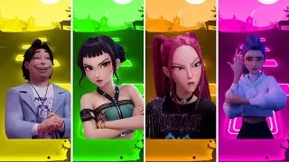 🎶 Bobby 🆚 Zoey 🆚 Mira 🆚 Rumi | Kpop Demon hunters Tiles Hop EDM Rush
