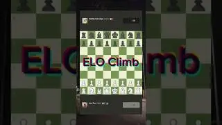 Keep Calm in Time Pressure &bull; Bullet Chess &bull; ELO Climb &bull; #reels #chess #games