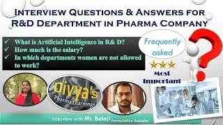 Career Guidance in Pharma R&D Department