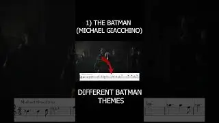 Different BATMAN THEMES #batman #hanszimmer #michaelgiacchino #soundtracks #dannyelfman #leitmotiv