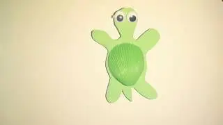 Turtle Refrigerator Magnet | Easy Kids Handmade Magnets